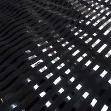 Ткань Трикотаж масло полоска (черный)